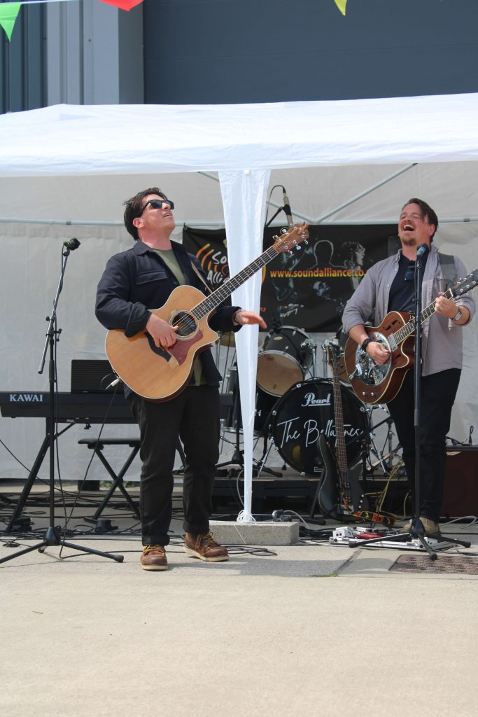 The Dunwells at the offical launch of Music Box Inspiring Voices