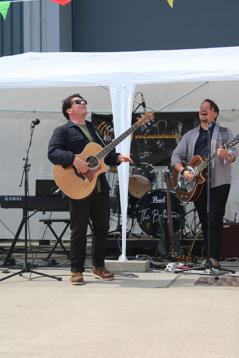 The Dunwells at the offical launch of Music Box Inspiring Voices