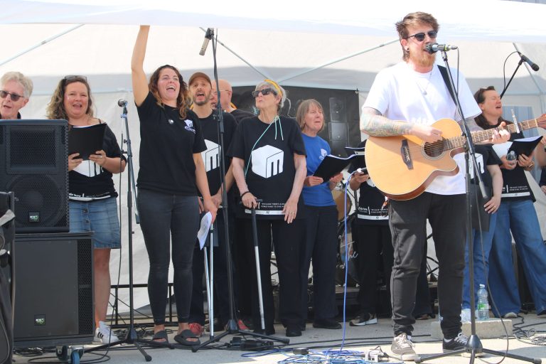 Solow Choir and team at official launch of Music Box IV